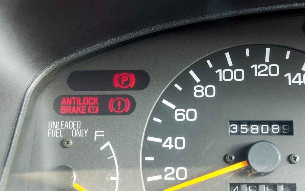 ABS light on car dashboard
