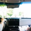 Woman giving driving exam to get permit