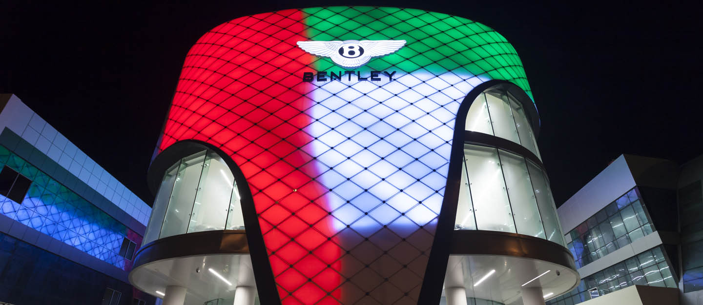 Bentley showrooms in the UAE