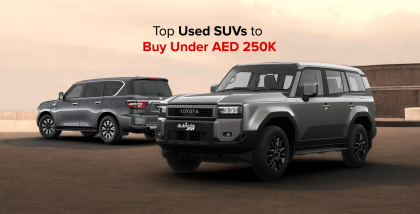 Top Used SUVs Under AED 250K
