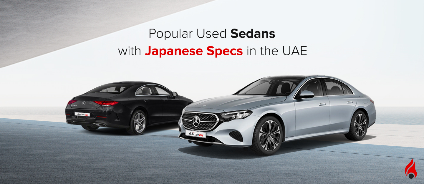 list of top used sedans with Japanese specs in the UAE