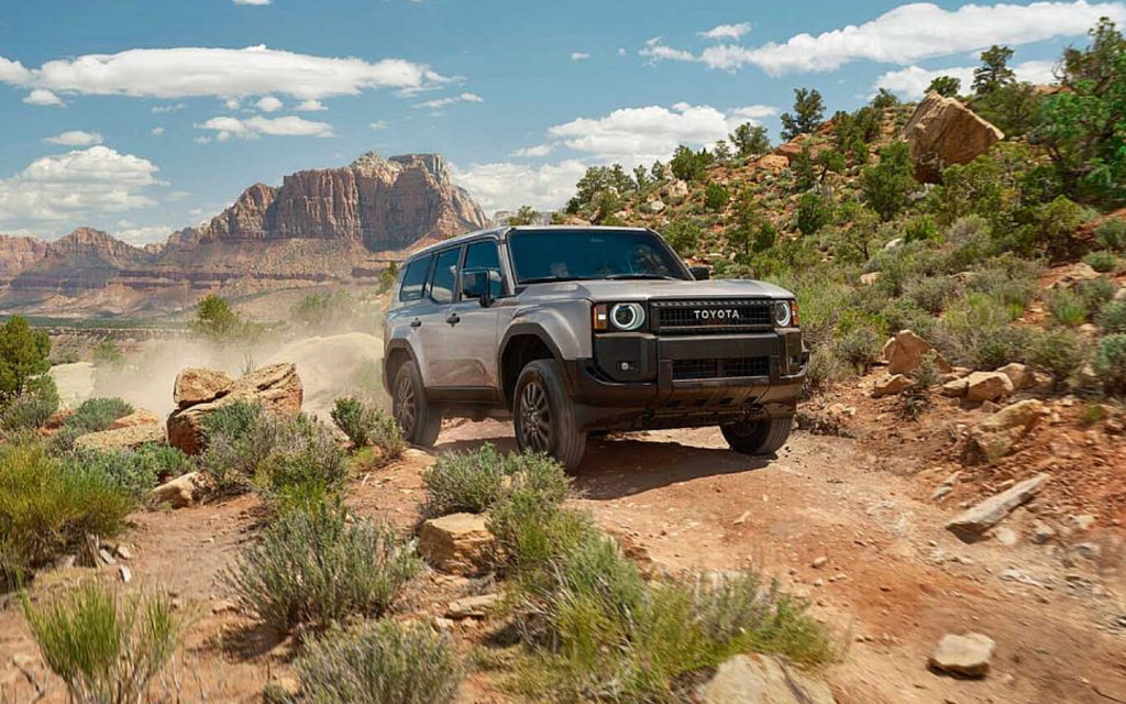 the Toyota Land Cruiser Hybrid is one of the upcoming Toyota 2024 models in the UAE