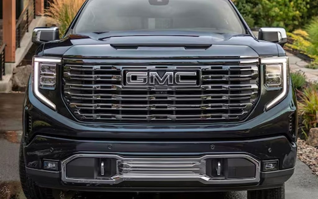 The exterior of the GMC Sierra