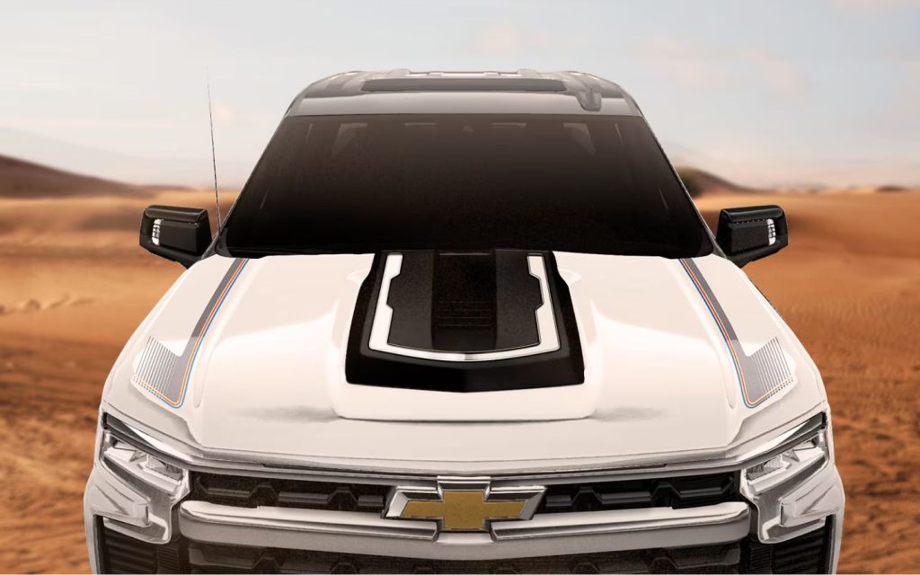 the exterior of the Chevrolet Silverado