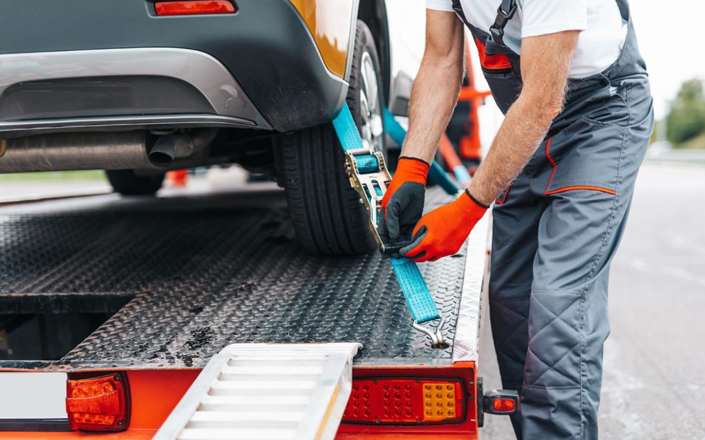 Car trailers require additional equipment for hauling cars