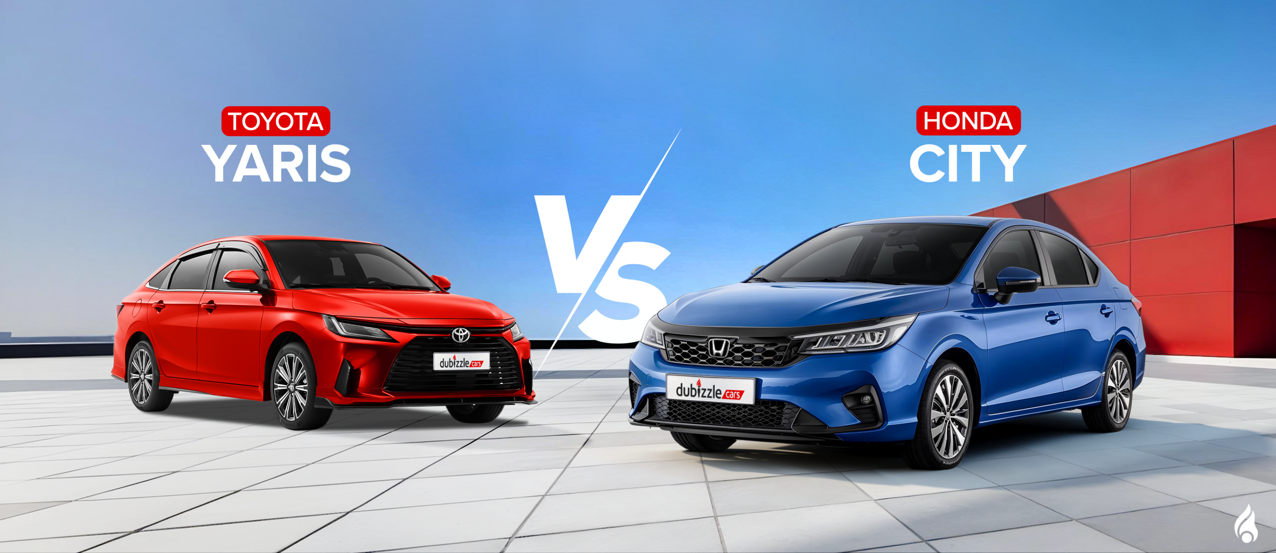 Toyota Yaris vs Honda City in the UAE