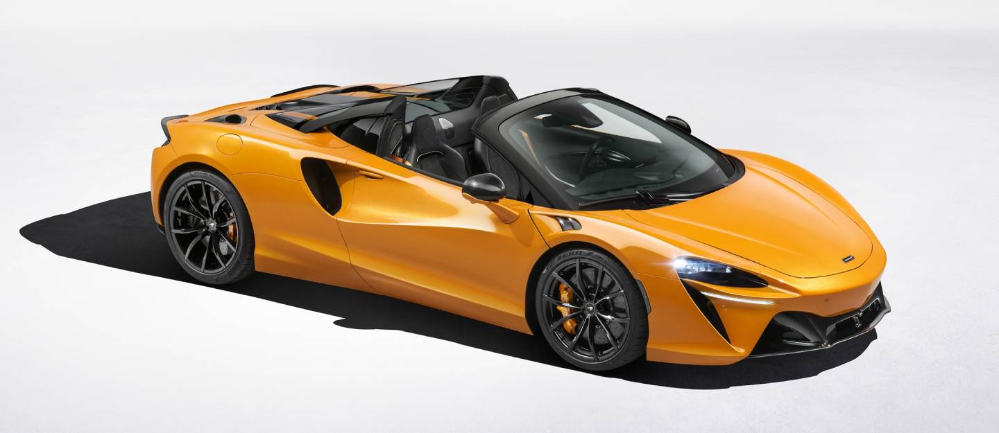 First look at the McLaren Artura Spider
