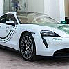 Porsche Taycan joins the dubai police fleet
