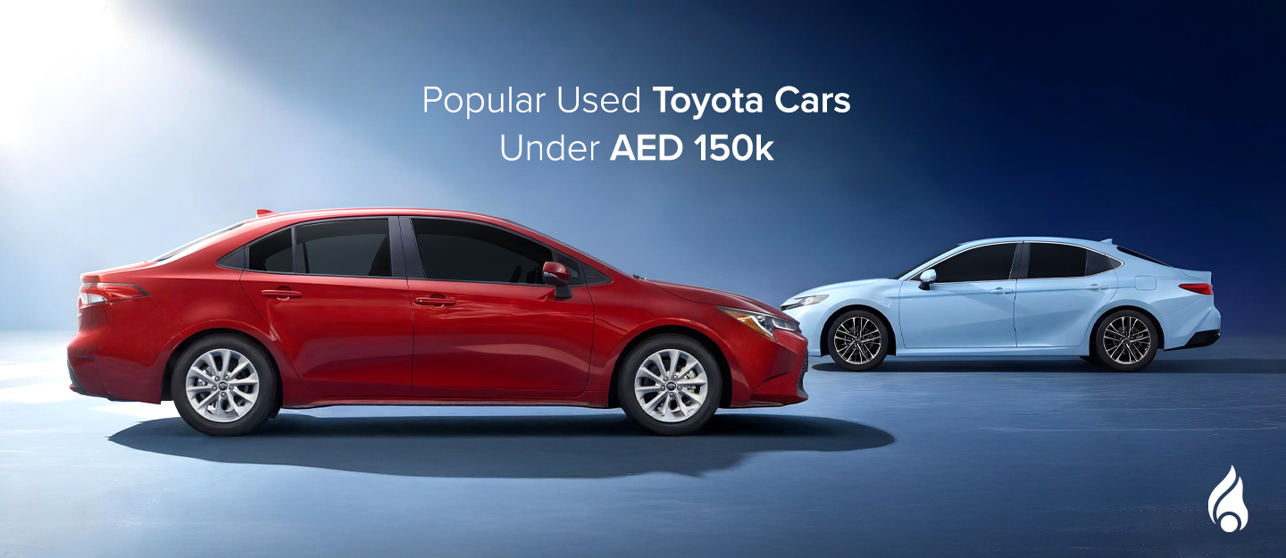 Popular Used Toyota Cars Under AED 150k