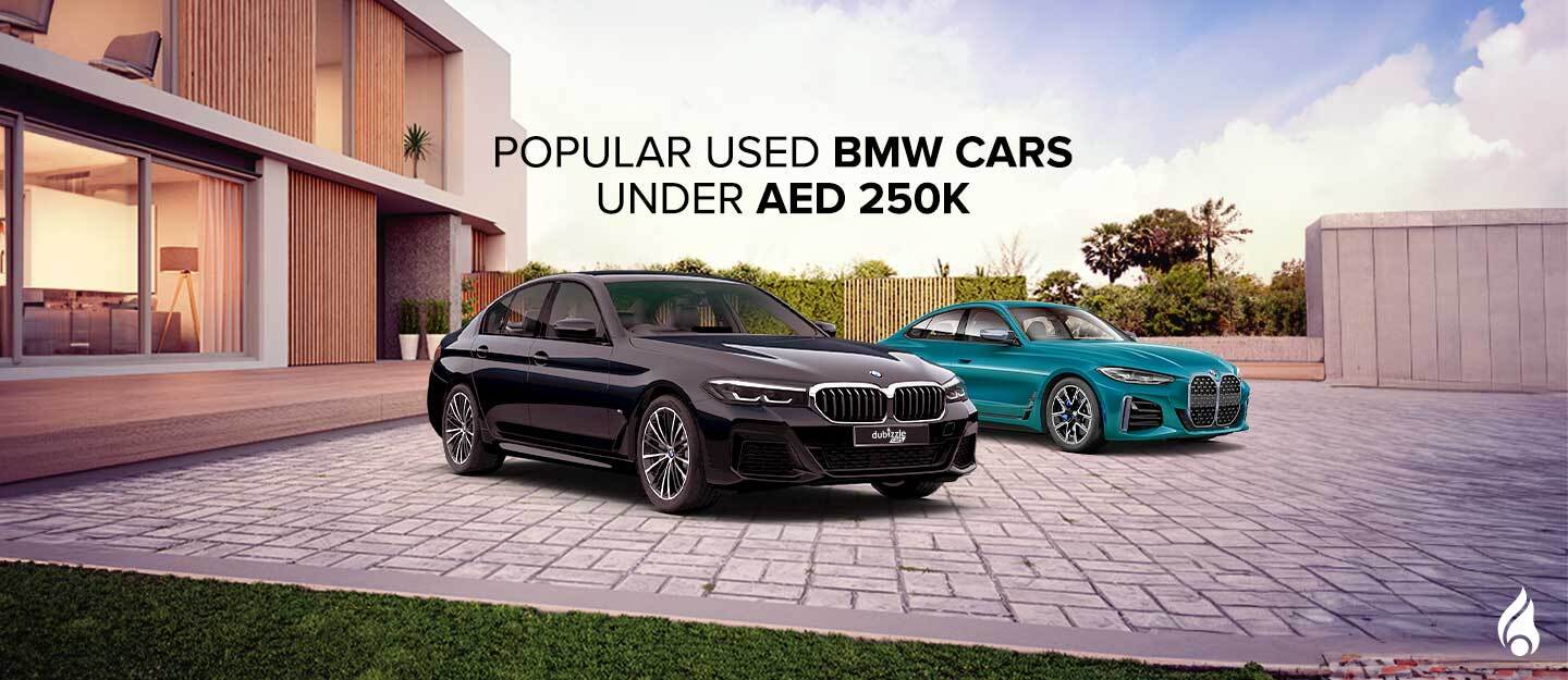 List of Popular Used BMW Cars in the UAE Under 250k