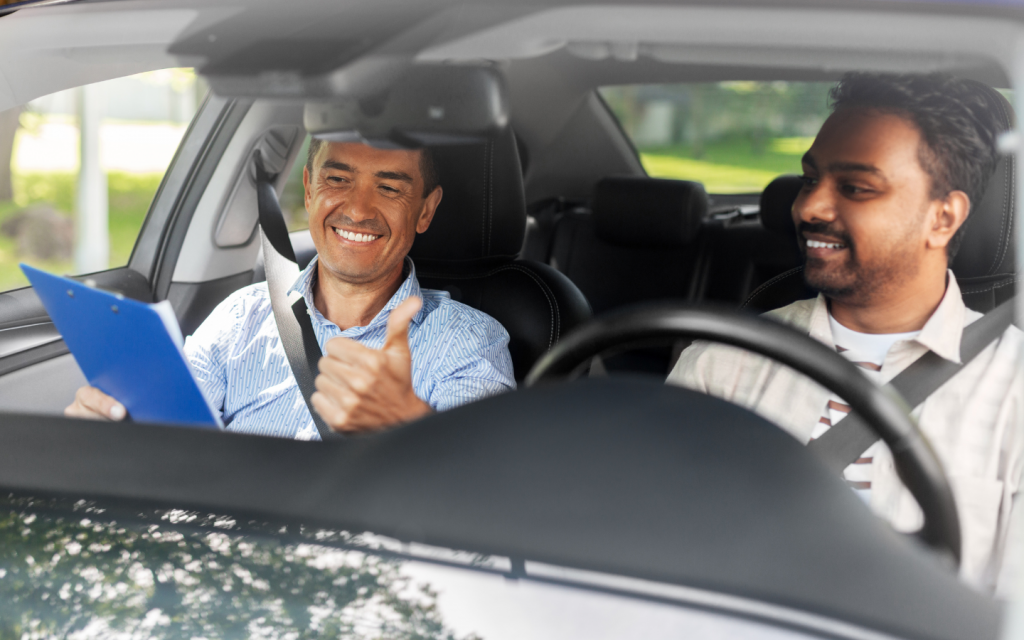 A driving course to reduce black points 