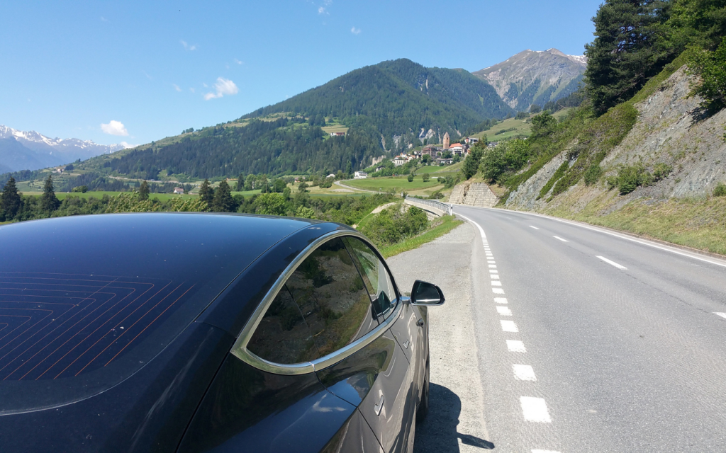 Driving EV on a hill consumes more energy