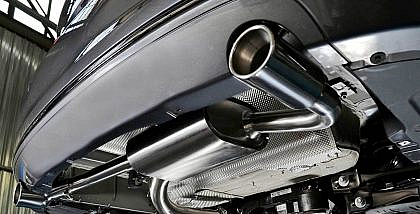 Car exhaust pipe manifold
