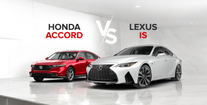 Honda Accord vs Lexus IS car comparison