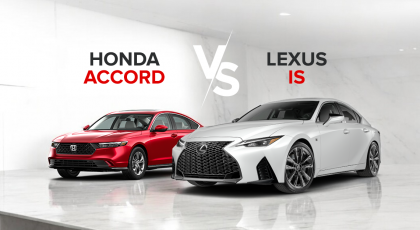 Honda Accord vs Lexus IS car comparison