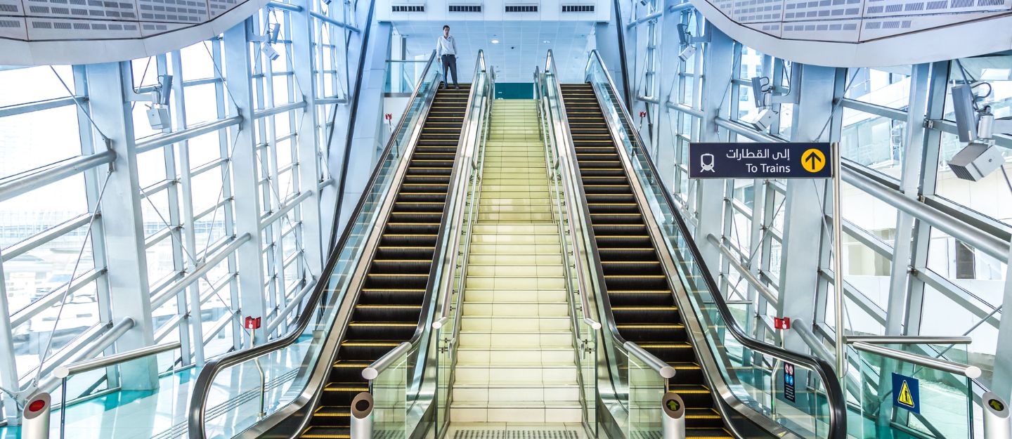 all the things you can find inside Dubai Metro station