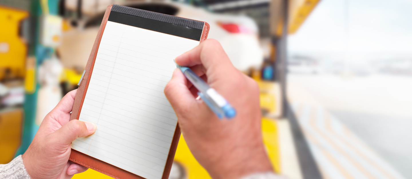 Logbook car servicing