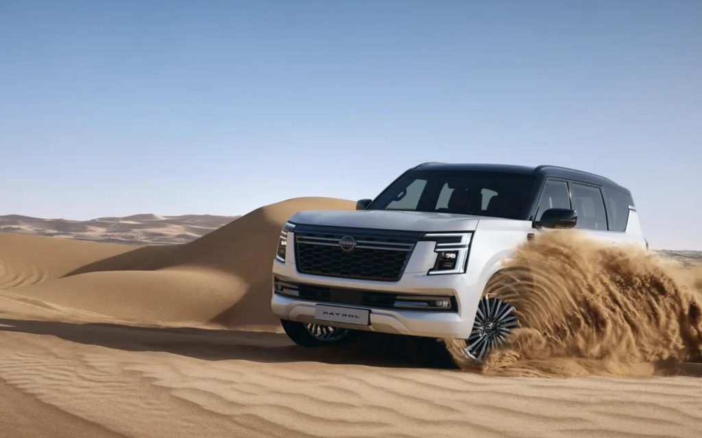 latest Nissan Patrol on sand