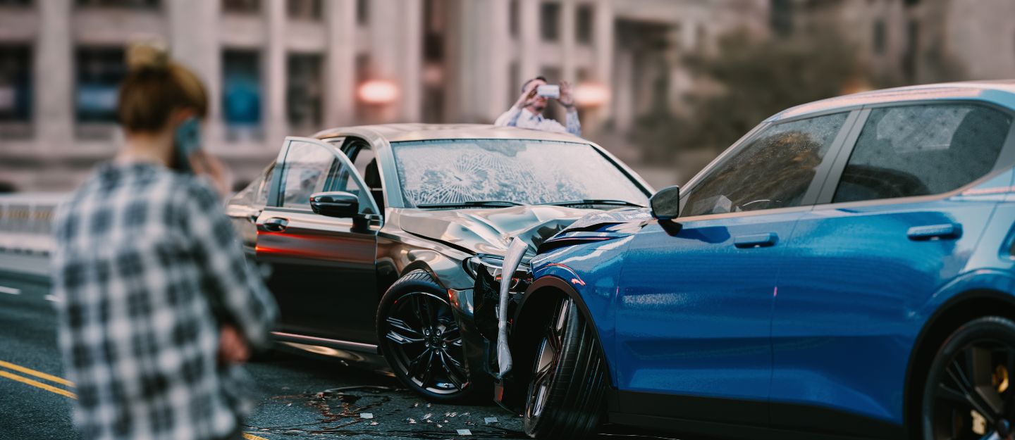 Car accident in Dubai