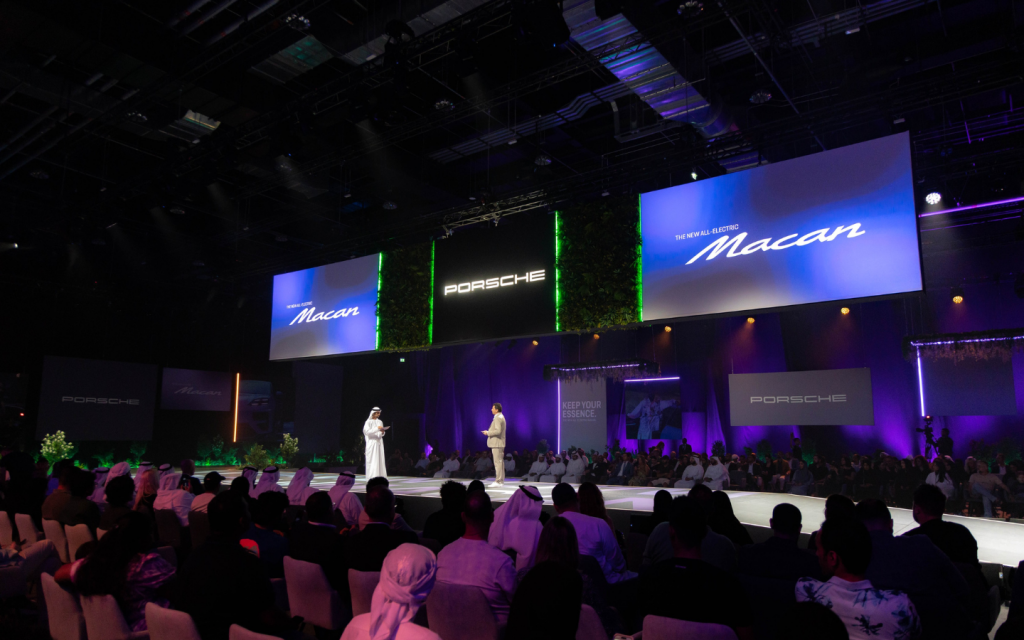 Release event of Porsche Macan and Taycan