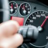 View of a speedometer