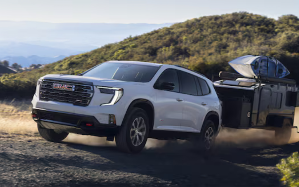 2024 GMC acadia going uphill