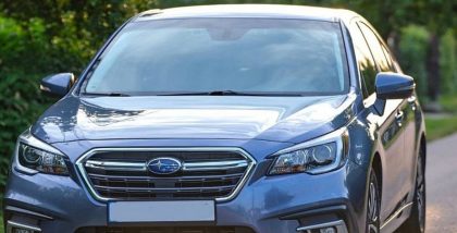Subaru Car on Road