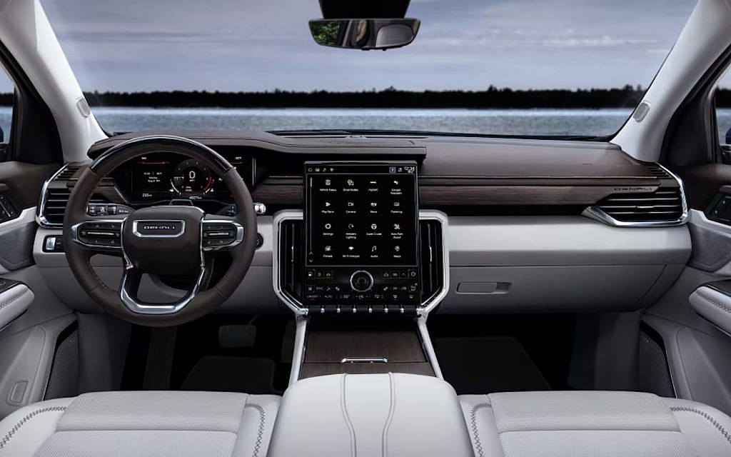 The latest GMC Acadia offers a high-tech infotainment system