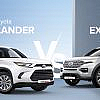 Comparison between ford explorer and toyota highlander