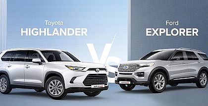 Comparison between ford explorer and toyota highlander