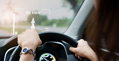 Evolution of heads-up displays in cars