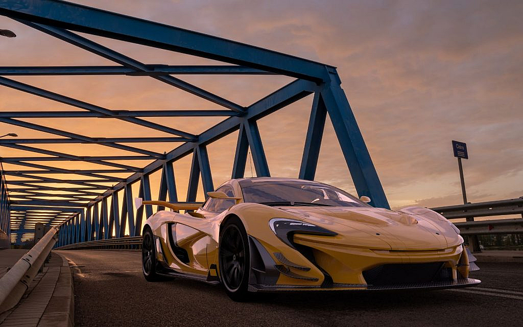 F1 technology cars like McLaren P1