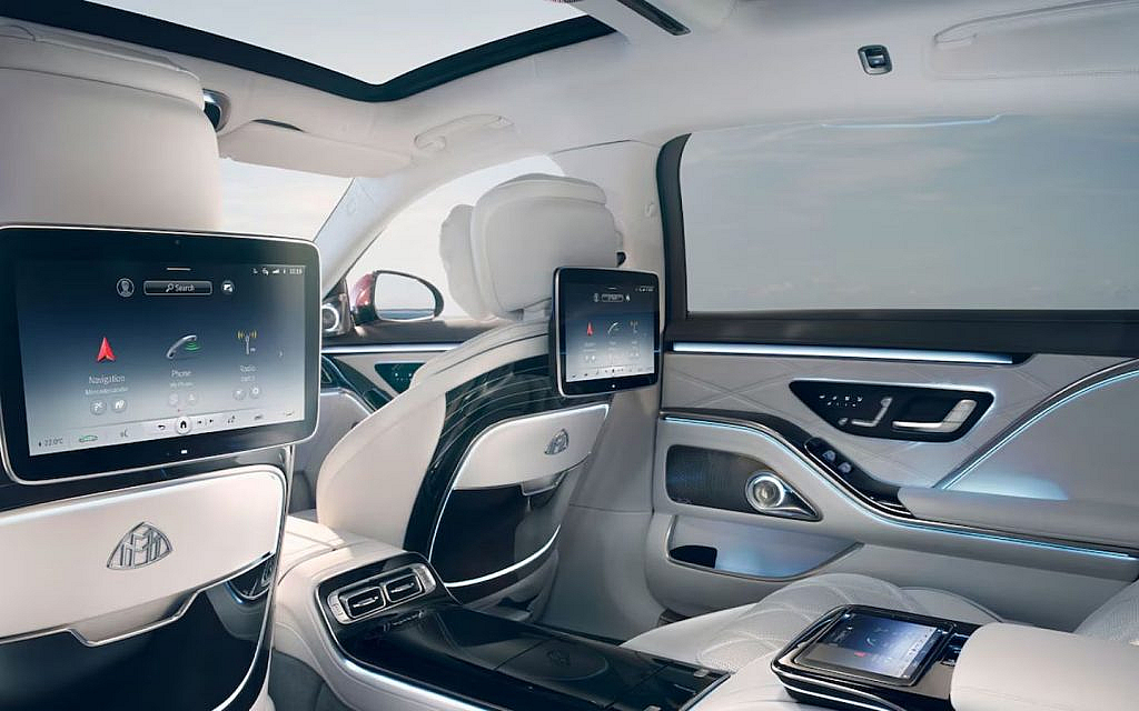 MBUX system in the latest Maybach S-Class