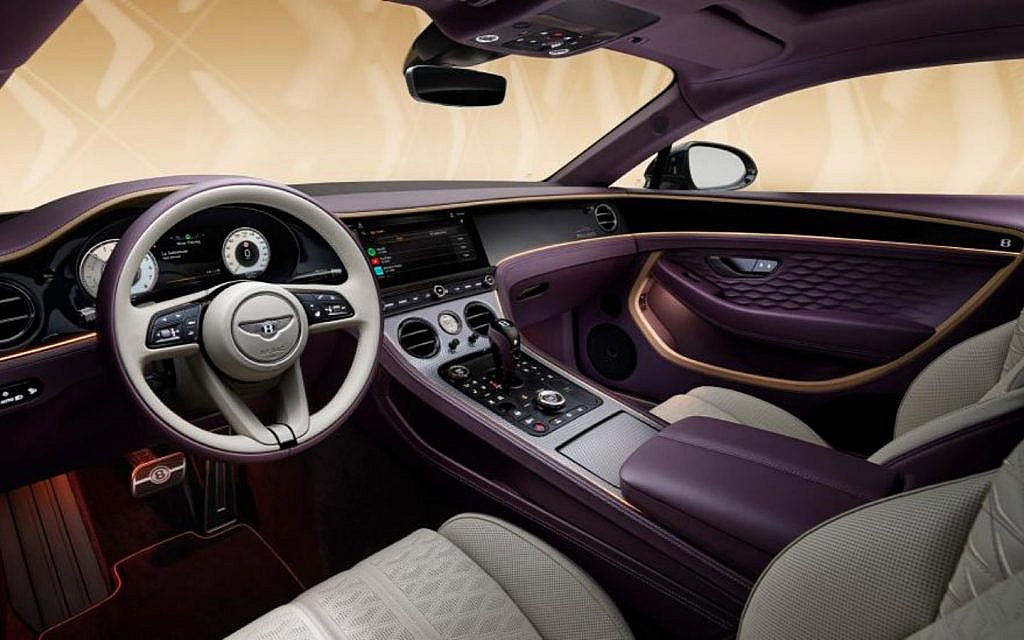 Interior of the latest Bentley Continental GT