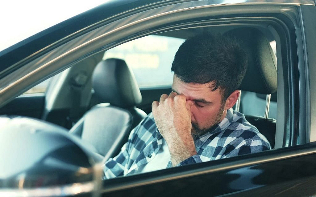 A fatigued driver