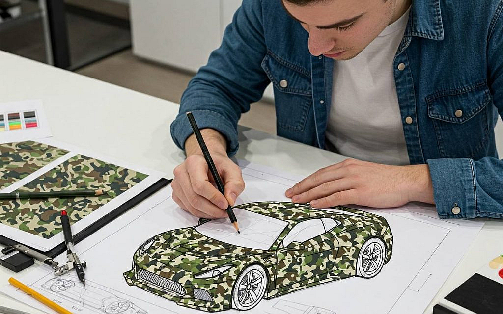 Incorporating different types of wraps is How automakers hide new car designs