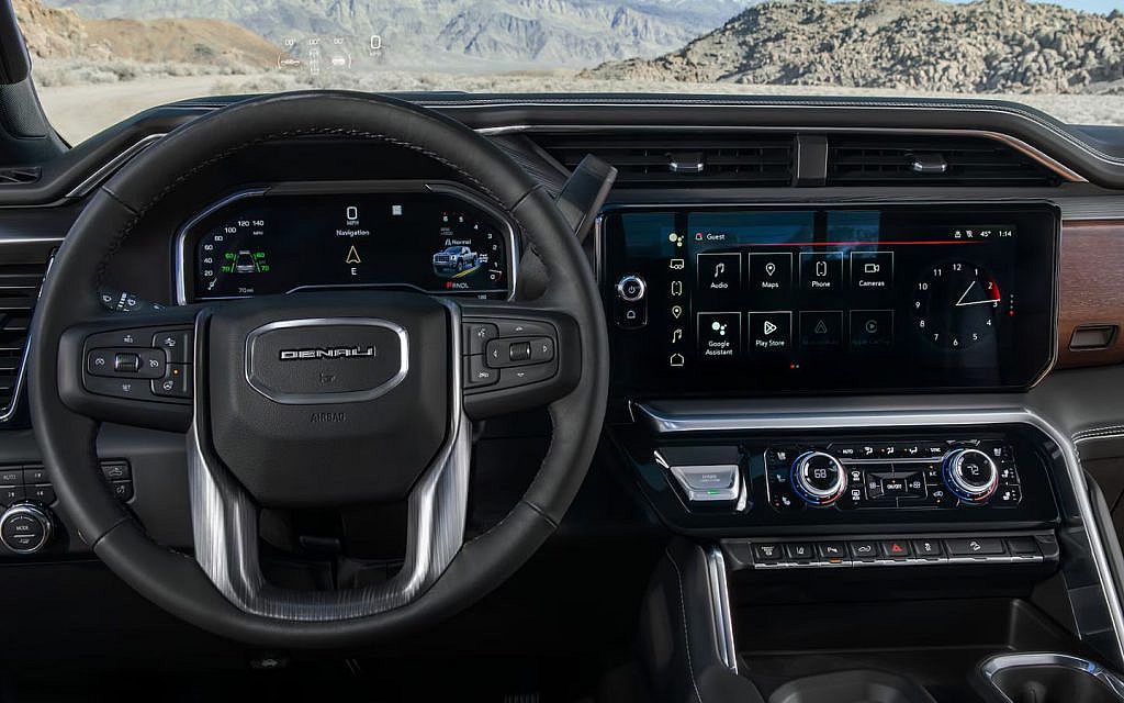 interior of a GMC vehicle