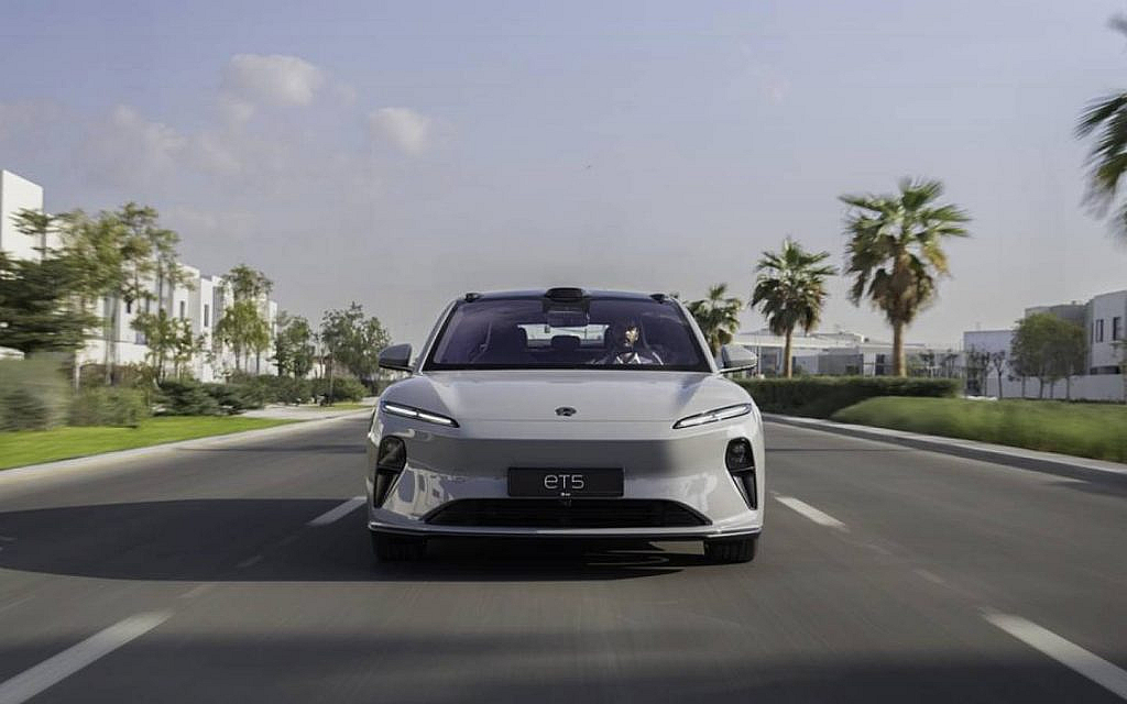 the NIO ET5 is a Chinese all electric car