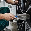 You can fix a scratched rim at home