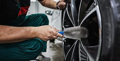 You can fix a scratched rim at home