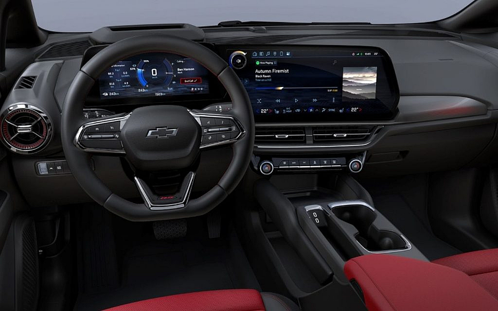 interior of Chevrolet Equinox EV 2025
