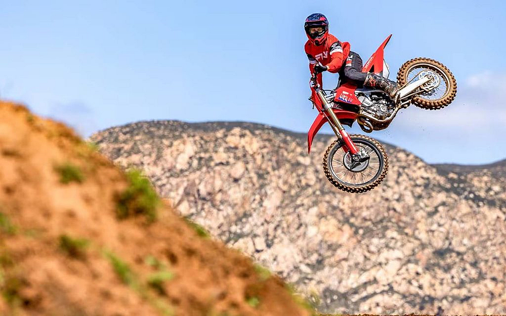 Off-roading honda bikes