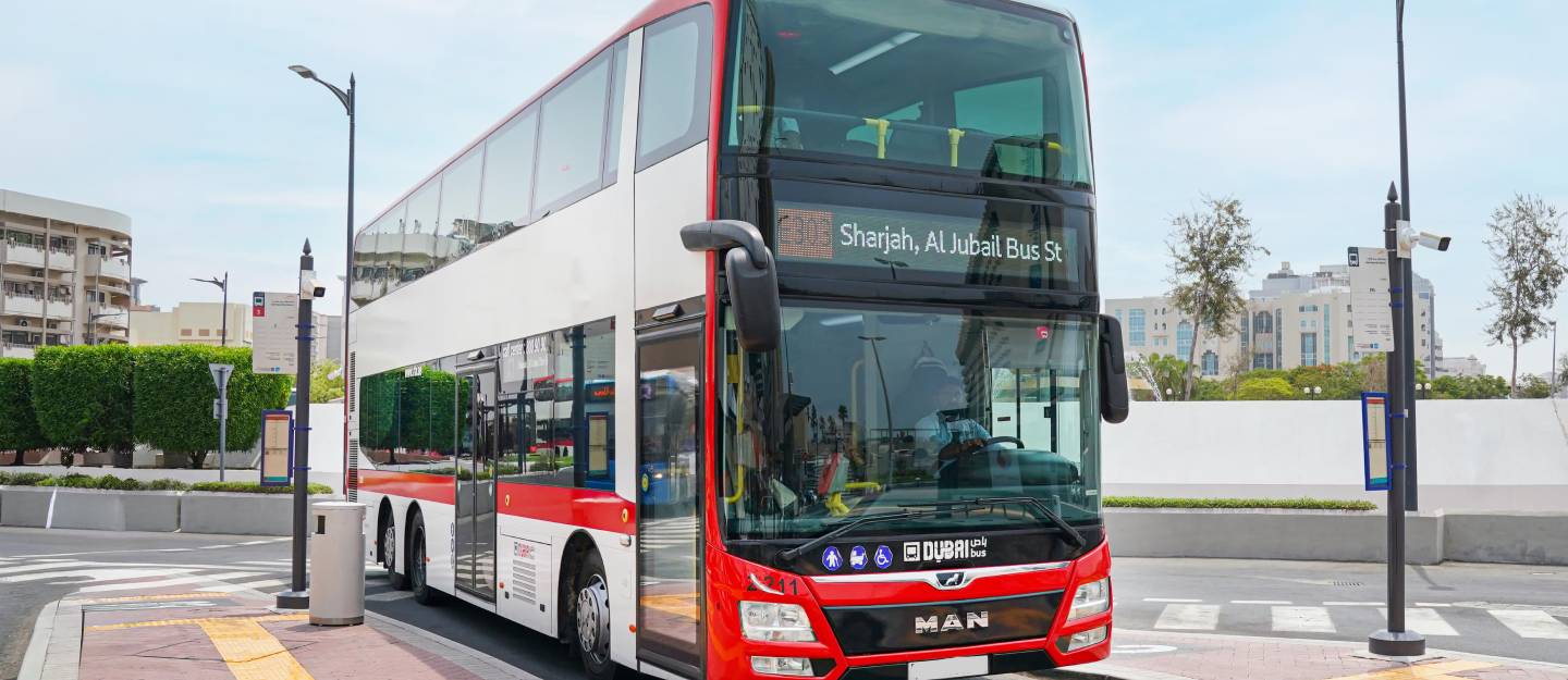 RTA new bus route from Dubai to Sharjah