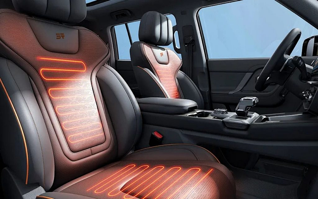 Heating system of a jetour T1 car