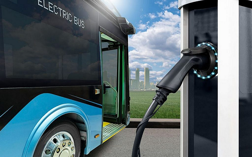 Electric bus charging