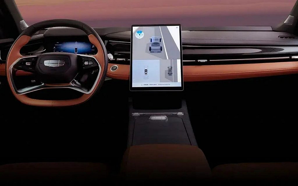 Interior of Geely Preface