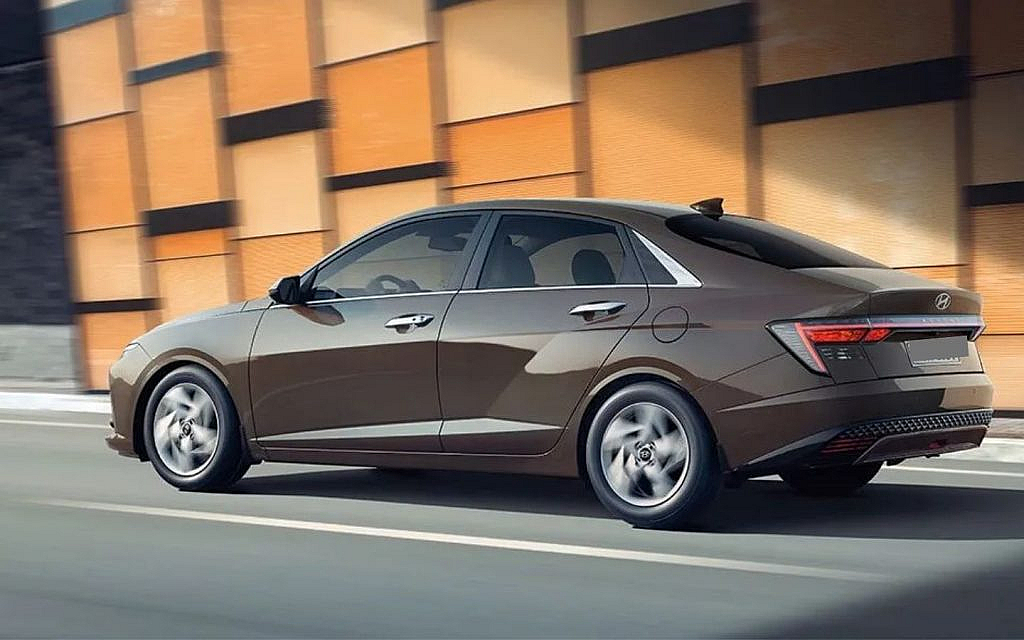 New Hyundai Accent on the road