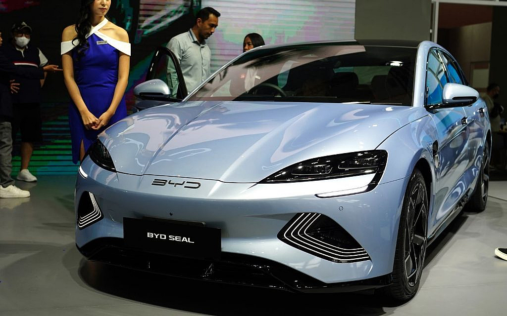 BYD vehicles in 2025 such as Seal sedan 