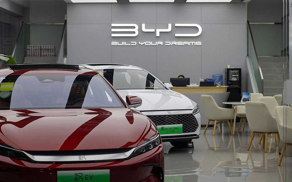 BYD electric cars