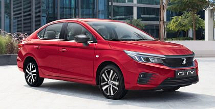 هوندا سيتي 2025 حمراء